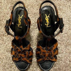 Cheetah YSL Tribute sandal
